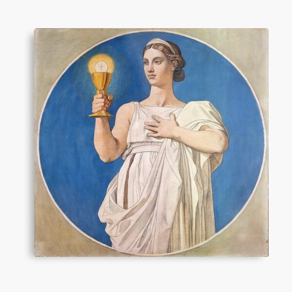 Allegory of Faith Metal Print