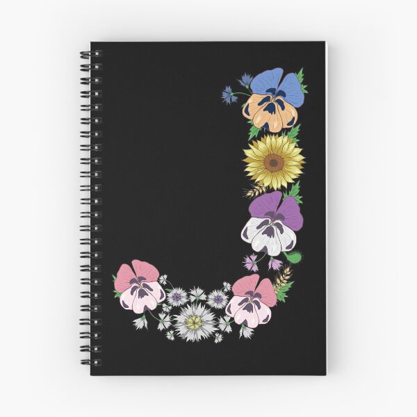Item preview, Letter J - Cute Initial Monogram Floral Alphabet Letters designed and sold by r-silver.