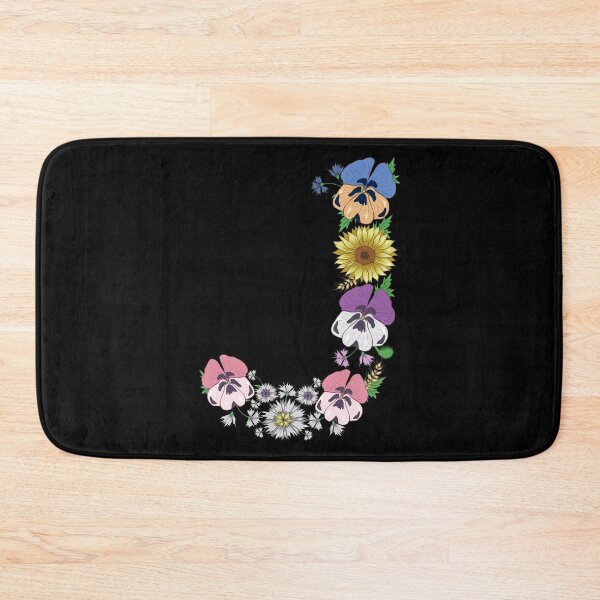 Item preview, Letter J - Cute Initial Monogram Floral Alphabet Letters designed and sold by r-silver.