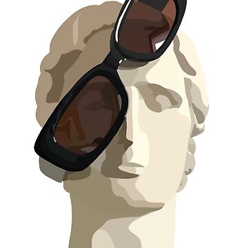 Artwork thumbnail, statue with sunnies by annaasu