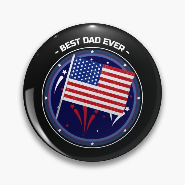 Item preview, Best Dad Ever America Flag - Father's Day designed and sold by HolidayTees.