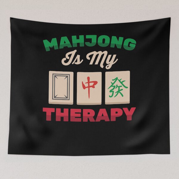 Item preview, Mah-Jong - Mahjong Is My Therapy - Family Game designed and sold by nosuchbrand.