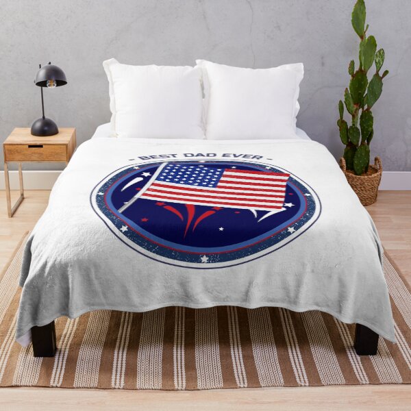 Item preview, Best Dad Ever America Flag - Father's Day designed and sold by HolidayTees.