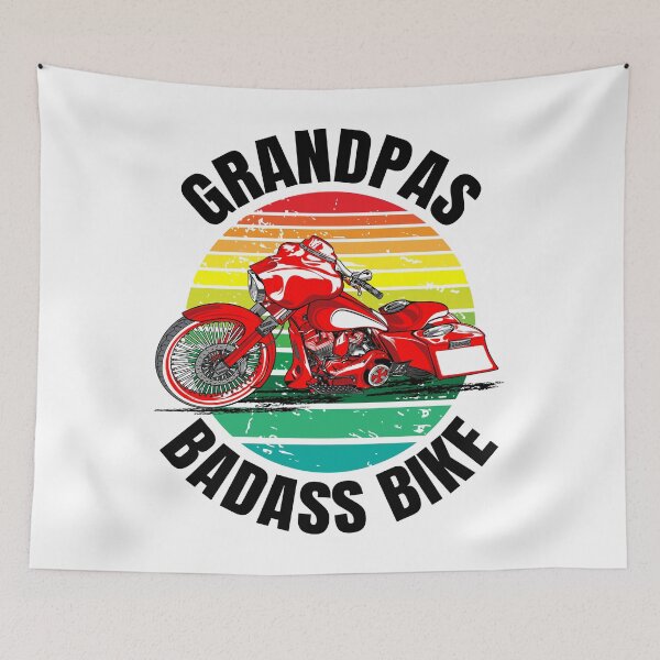 Item preview, Grandpas badass bike, badass grandpas, , Bagger motorcycle designed and sold by Lekrock.