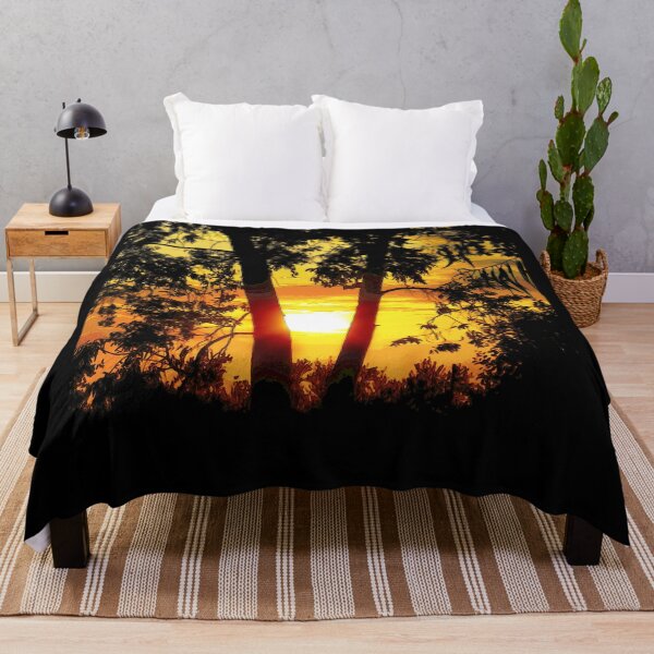 Item preview, Epic sunset between eucalyptus trees in Peloponnese photo design designed and sold by kikidu21.