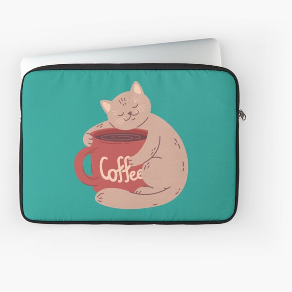 All I need is coffee and my cat Laptop Sleeve