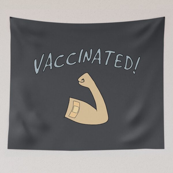 Item preview, Vaccinated! designed and sold by shackledlettuce.