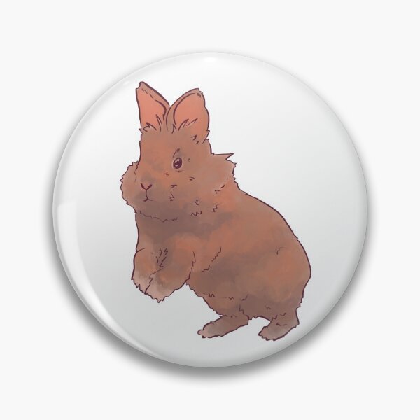 Item preview, Fluffy lion head rabbit designed and sold by thebrokenbird.
