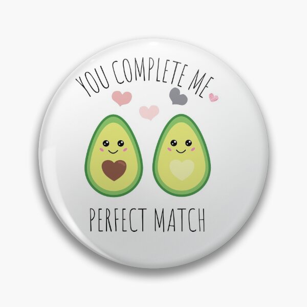 Item preview, Avocado |Perfect Match |You Complete Me designed and sold by CaratCo.