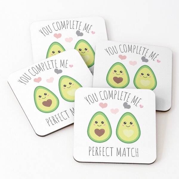 Item preview, Avocado |Perfect Match |You Complete Me designed and sold by CaratCo.