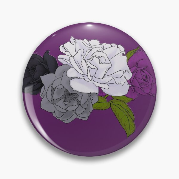 Item preview, Asexual Pride Roses designed and sold by an evening botanist.
