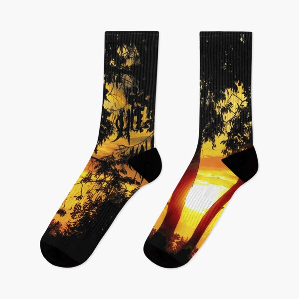 Item preview, Epic sunset between eucalyptus trees in Peloponnese photo design designed and sold by kikidu21.