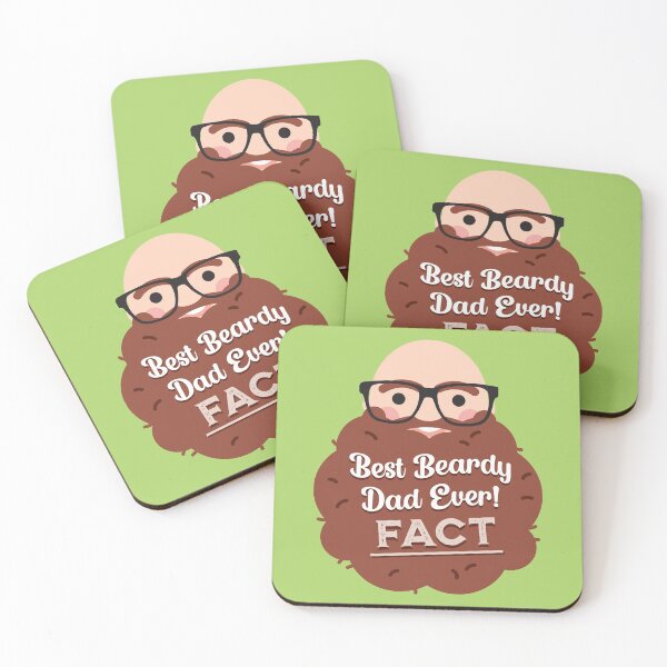 Item preview, Best (Brown) Beardy Dad Ever FACT designed and sold by VicEllisArt.
