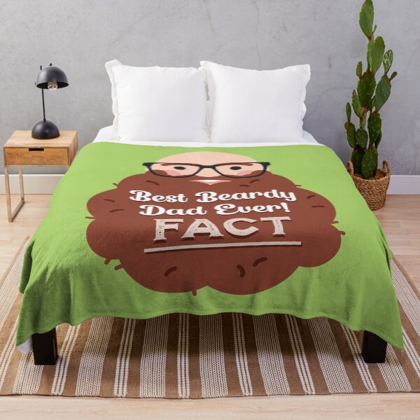 Item preview, Best (Brown) Beardy Dad Ever FACT designed and sold by VicEllisArt.