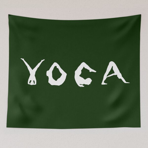 Item preview, YOGA SPELLED IN ASANAS - YOGA ALPHABET, YOGA BODY LANGUAGE designed and sold by Danicus666.