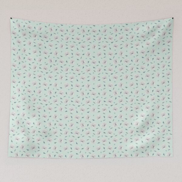 Item preview, Frosted Mint Floral designed and sold by Baylim.