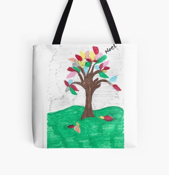 Leaf Delight by Noel All Over Print Tote Bag