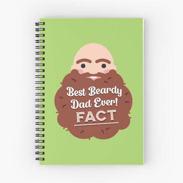 Item preview, Best (Brown) Beardy Dad Ever FACT! designed and sold by VicEllisArt.