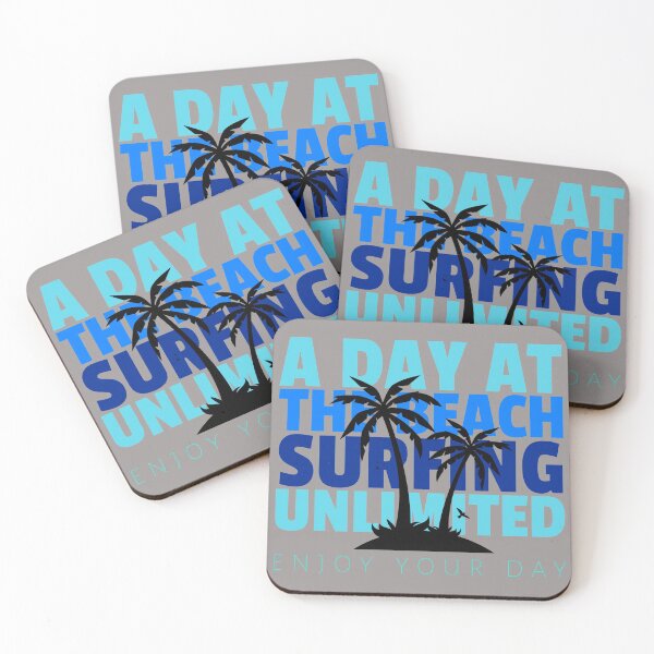 Item preview, A day at the beach. Surfing unlimited. designed and sold by BelleundBeau.