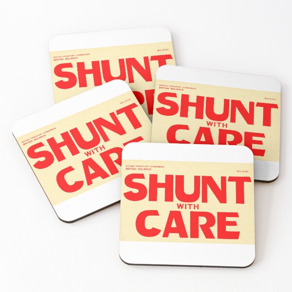 Item preview, Vintage British Railways Shunt With Care sign designed and sold by Random Railways.
