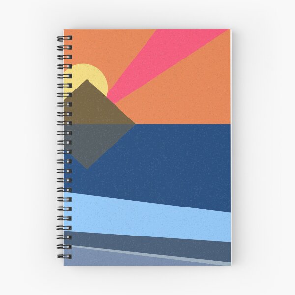 Item preview, Geometric landscape generative art poster illustration designed and sold by IuriiVlasenko.