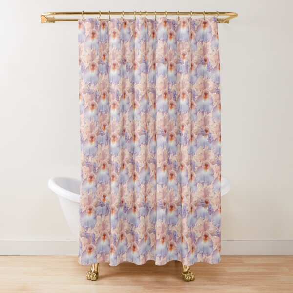 Grandma's Iris Shower Curtain