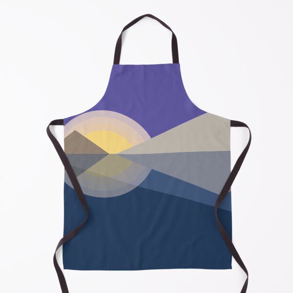 Item preview, Geometric landscape generative art poster illustration designed and sold by IuriiVlasenko.