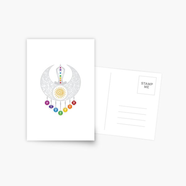 Item preview, 7 Chakra Female Moon & Sun - WBG 59  designed and sold by chakraplaza.