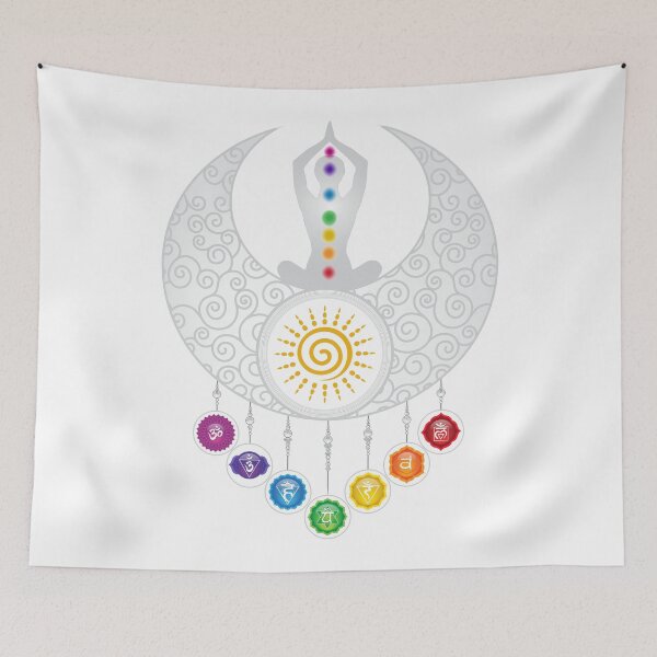 Item preview, 7 Chakra Female Moon & Sun - WBG 59  designed and sold by chakraplaza.
