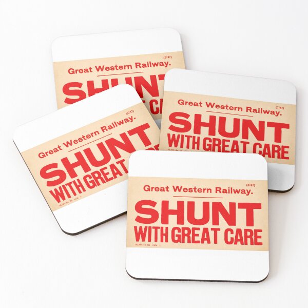 Item preview, Vintage Great Western Railway Shunt With Care sign designed and sold by Random Railways.