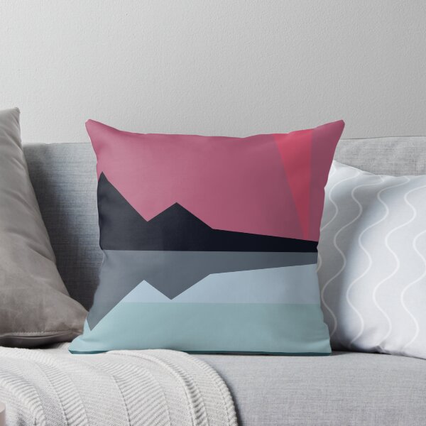 Item preview, Geometric landscape generative art poster illustration designed and sold by IuriiVlasenko.