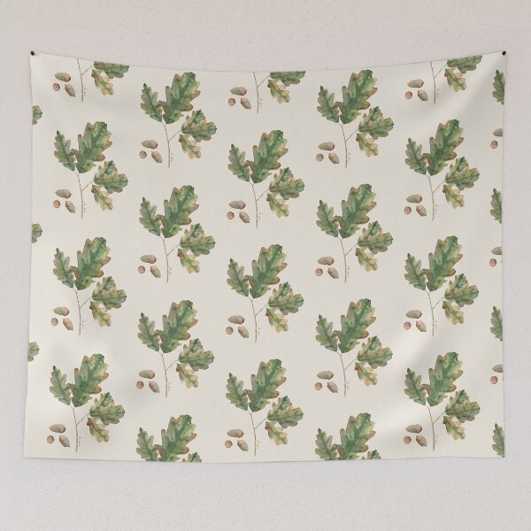 Item preview, Oak leaves and acorns designed and sold by Elbuenlimon.