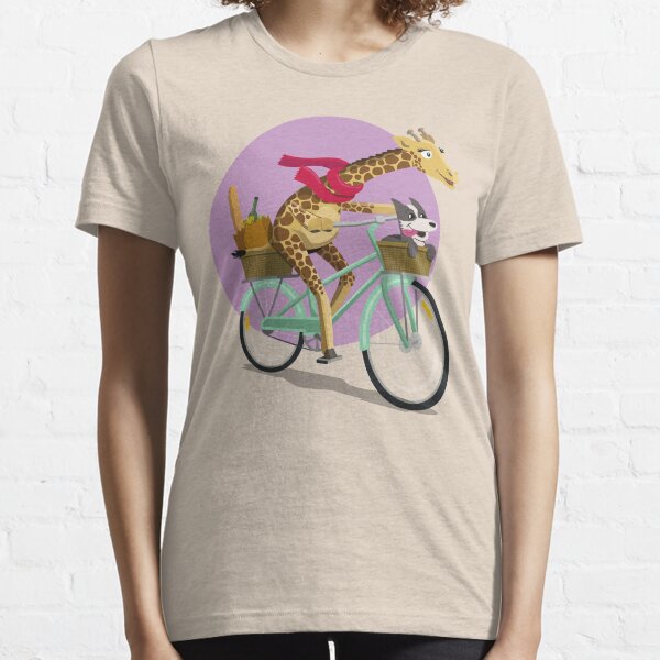 Giraffe Bicycle Essential T-Shirt