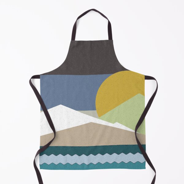 Item preview, Geometric landscape generative art poster illustration designed and sold by IuriiVlasenko.