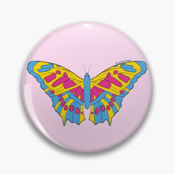 Item preview, Pansexual Butterfly designed and sold by Riciehmon.