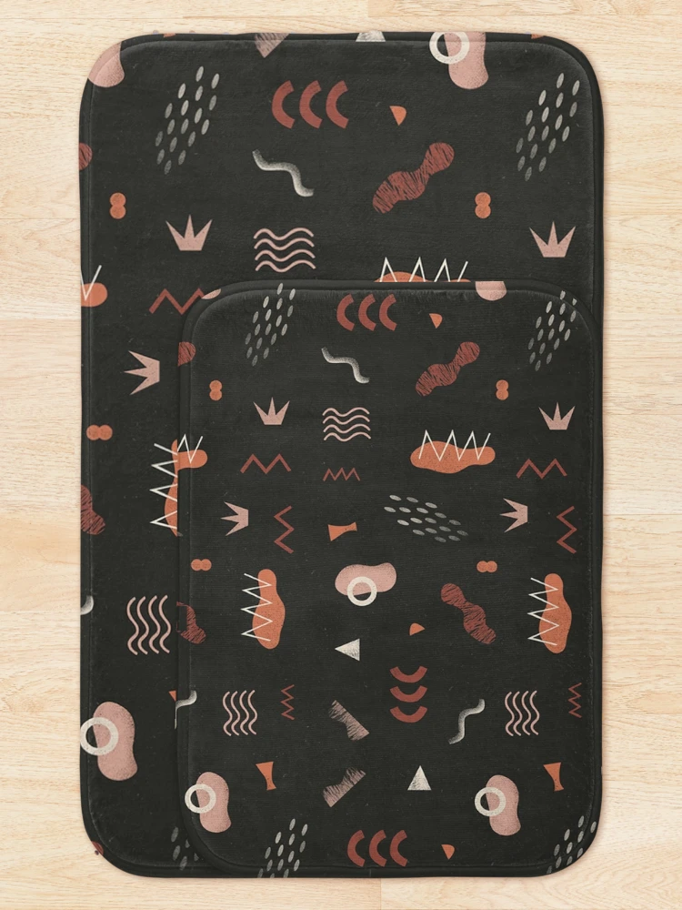 Thumbnail 5 of 6, Bath Mat, Abstract Pattern designed and sold by Esttiger.