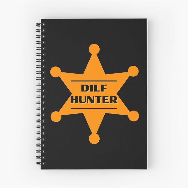 Item preview, DILF Hunter Orange Badge designed and sold by CaitU.