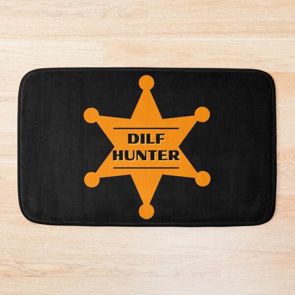 Item preview, DILF Hunter Orange Badge designed and sold by CaitU.