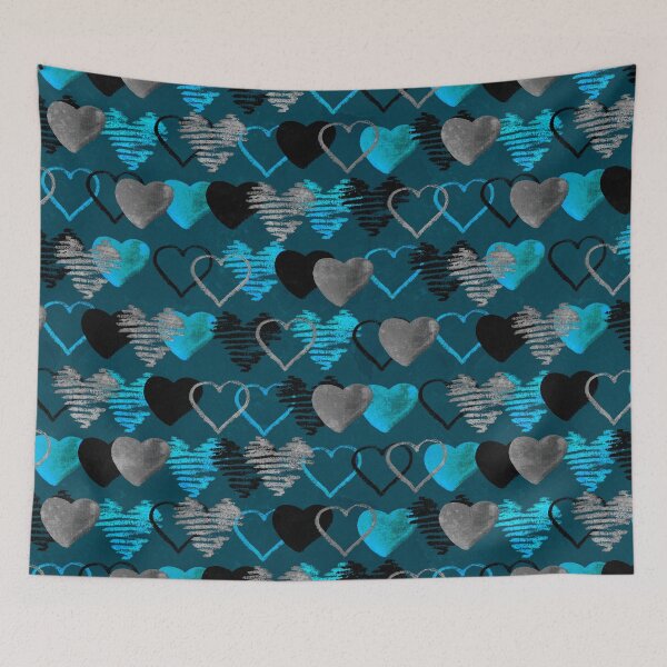 Item preview, Pattern with hearts designed and sold by Fishik.