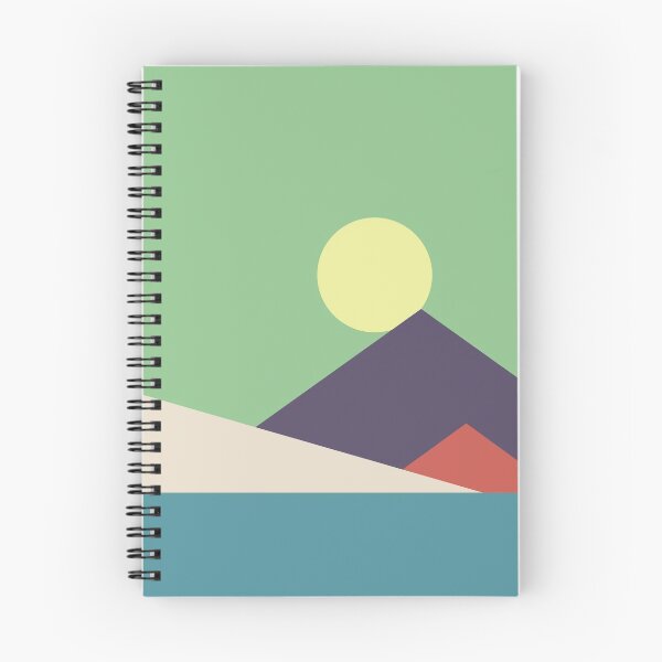 Item preview, Geometric landscape generative art poster illustration designed and sold by IuriiVlasenko.