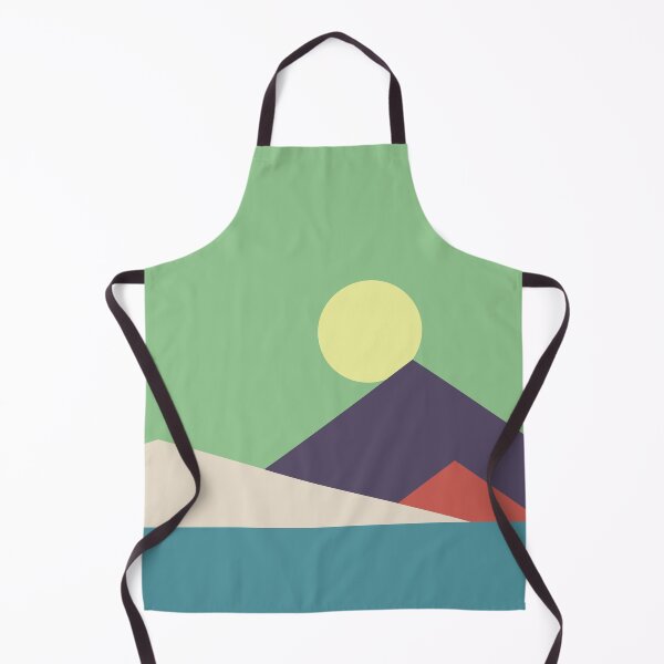 Item preview, Geometric landscape generative art poster illustration designed and sold by IuriiVlasenko.
