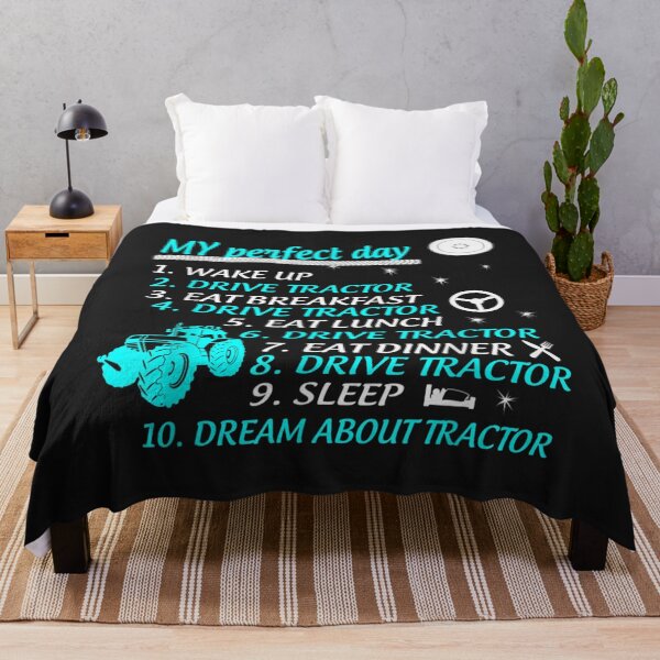 Item preview, My Perfect Day Wake Up Drive Tractor Eat Breakfast Funny TShirt25 designed and sold by emilydor.