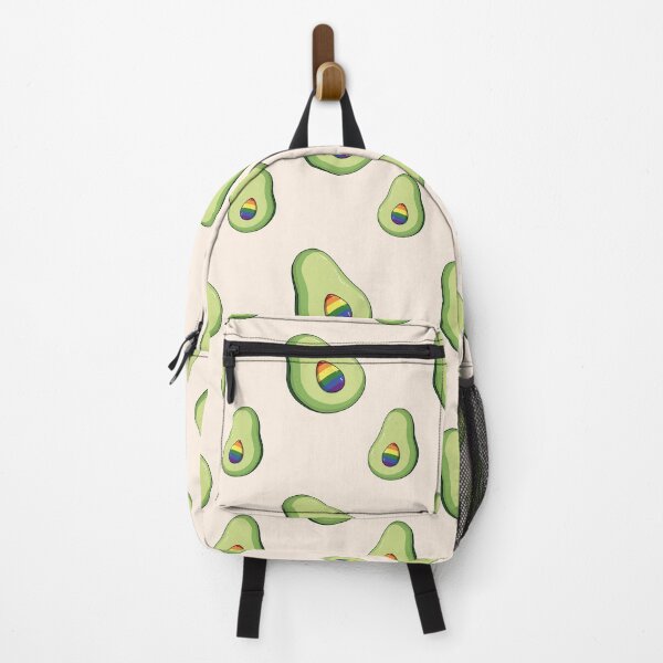 Item preview, Avocado with rainbow seed pattern designed and sold by atakji.