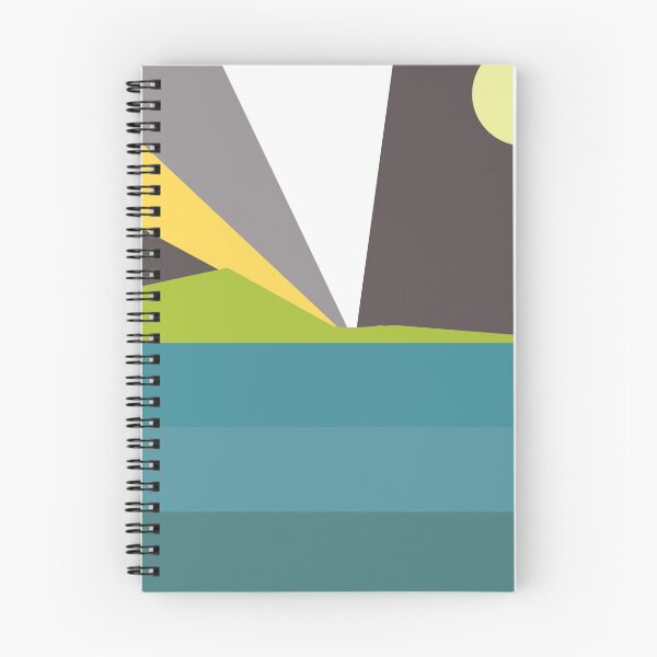 Item preview, Geometric landscape generative art poster illustration designed and sold by IuriiVlasenko.