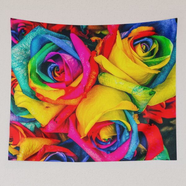 Item preview, Colourful Rose Throw Blankets designed and sold by JD369.