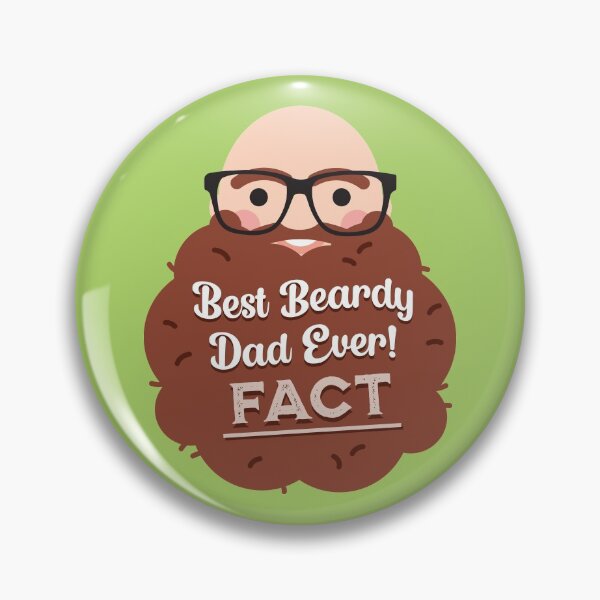 Item preview, Best (Brown) Beardy Dad Ever FACT designed and sold by VicEllisArt.