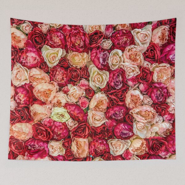 Item preview, Colourful pink red Rose Throw Blankets designed and sold by JD369.