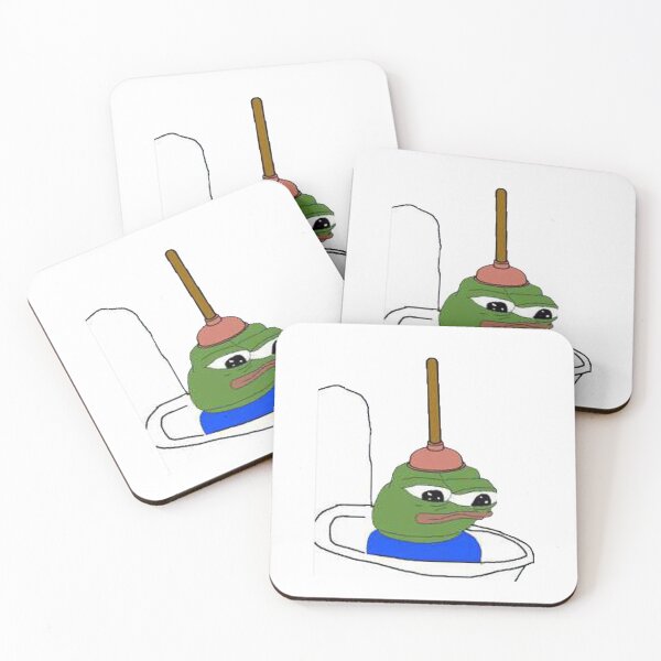 Item preview, plunger pepe designed and sold by JozoRazObchod.