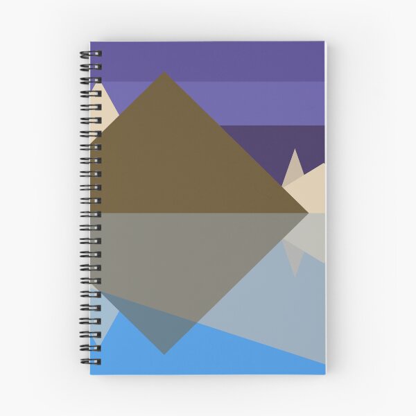 Item preview, Geometric landscape generative art poster illustration designed and sold by IuriiVlasenko.