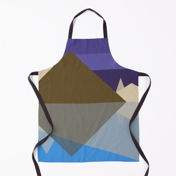 Item preview, Geometric landscape generative art poster illustration designed and sold by IuriiVlasenko.